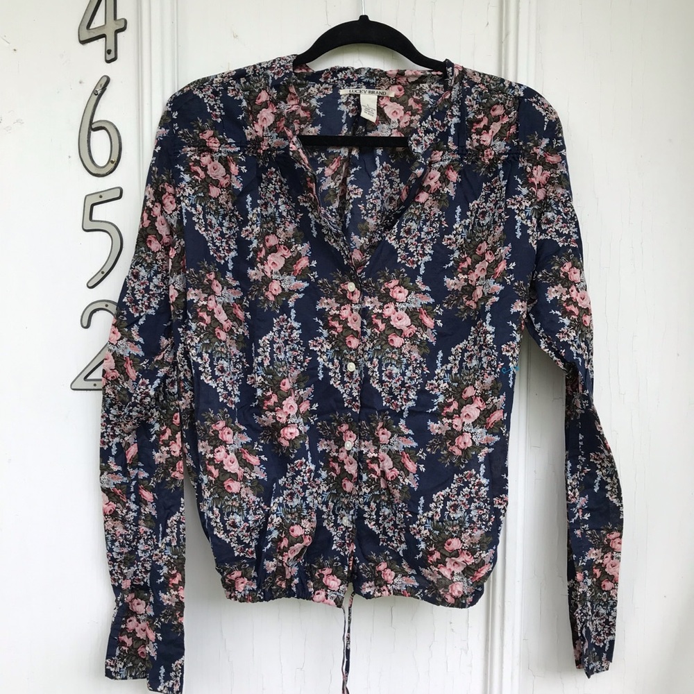 Lucky Brand Floral Blouse